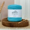 Textilní špagáty Amorino Fio - Premium 26mm Azul Turquesa