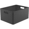Rotho úložný box Country 28L antracit