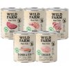 WILD FARM Paštéta mix príchutí 5x800g bezlepkové krmivo pre psov