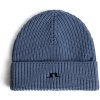 Dámska čiapka J.Lindeberg Joan Merino Beanie Vintage Indigo Jedna veľkosť