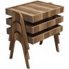 Odkladací stolík Roma Walnut, 3 ks