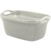 KÔŠ na prádlo 40L Curver Knit 3677 KRÉMOVÝ