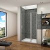 AICA Sprchove dvere jednokrídlové do niky PK3-E-95, veľkosť od 80-120cm, sprchový kút, 6mm nano sklo, Výška 195cm