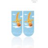 Dojčenské ponožky Žirafa modrá bledá