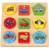 Alltoys puzzle dopravní prostředky
