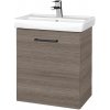 Dreja Kúpeľňová skriňa DOOR SZD 55 - D03 Cafe / Úchytka T06 / D03 Cafe / Levé
