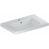 Geberit iCon Umývadlo, 75x48x16 cm, s prepadom, s otvorom na batériu, biela 501.839.00.1