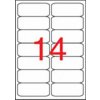 Etikety, univerzálne, 99,1x38,1 mm, zaoblené rohy, APLI, 1400 etikiet bal