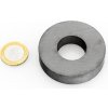 SOLLAU Feritový magnet medzikružie D 55/24 mm, H 12 mm, Ferit, Y30, bez povrchovej úpravy