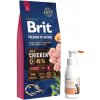 BRIT Premium By Nature Junior L 15kg & prípravok na starostlivosť o uši pre psov 75 ml