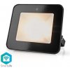 Nedis WIFILOFC20FBK - Šikovný LED Svetlomet| 1600 lm | Wi-Fi | 20 W RGB/Warm to Cool White | 2700 - 6500 K | Hliník, F