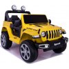 Megacar detské elektrické autíčko Jeep FT-938, 4x45W, 12V 7Ah, žltý lakovaný