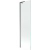 MEXEN/S - Next L vaňová zástena FIX 70 x 150, transparent, grafit metal 895-070-000-03-00-95