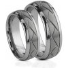 Wolframové snubní prsteny R-TU-128
