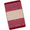 Brotex Kúpeľňová predložka 60x100cm Chevron burgundy
