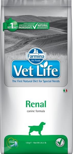 Vet Life Natural Canine Dry Renal 12 kg