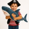 PLYŠOVÁ HRAČKA ŽRALOK MIEKKI PLYŠÁK HRAČKA ŽRALOK PLYŠÁK SHARK - 100 cm
