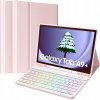 Puzdro SUPERO ružové s RGB klávesnicou pre Samsung Galaxy Tab A9+