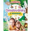 Zvieratká - Omaľovánky s tetovaním