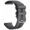 Mobilly Univerzálny náhradný silikónový remienok 22 mm, tmavosivý XXX