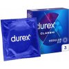 Kondómy Durex Classic 3 kusy Klasické