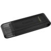 USB flashdisk Kingston DataTraveler 70 256GB, USB-C (DT70/256GB) čierny