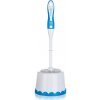 Brilanz WC Souprava EXCLUSIVE 40 cm, s měkčenou TPR rukojetí, bílo-světlemodrá