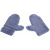 Splus Relaxačné masážne rukavice z králičej kožušiny MAR61 pár svetlo modrá