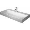 Duravit DuraSquare - Umývadlo, 100x47 cm, bez prepadu, s otvorom na batériu, DuraCeram, biela 2353100041