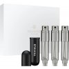 Travalo Classic HD Black plniteľný rozprašovač parfémov 3 x 5 ml semišové vrecko darčeková sada