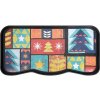 Plastový odkvapávač na topánky FLOMA Colorful Xmas - dĺžka 38 cm, šírka 75 cm, výška 2,1 cm