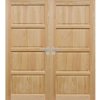 ArchoD - Dvojkrídlové drevené dvere dyhované z borovice Triada