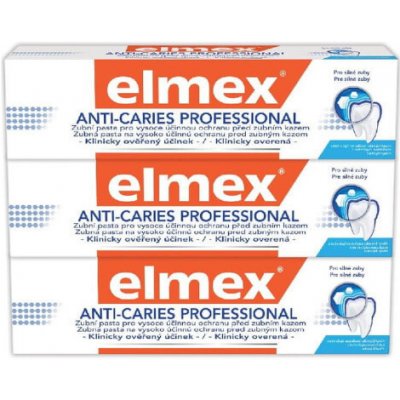 Elmex Anti Caries Professional 3 x 75 ml