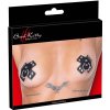 Cottelli Nipple Stickers SM Cross 0781983 Black