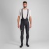 SPORTFUL Cyklistické nohavice dlhé s trakmi - CLASSIC - čierna/červená M