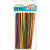 CRAFT FUN 291074 drevené paličky farebné 80 ks