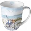 Porcelánový hrnček Bicykel na pláži 400 ml