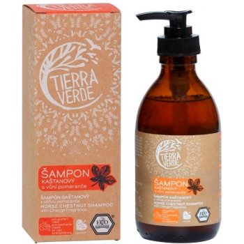 Tierra Verde Šampón gaštanový s vôňou pomaranča 230 ml