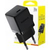 BASEUS RÝCHLA SIEŤOVÁ NABÍJAČKA USB-C 30W PD QC PRE TELEFÓN A TABLET