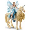 Schleich 42508 Víla Eyela na zlatom jednorožci