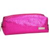 Top Model Kozmetická taška Tmavo ružová s hadím vzorom