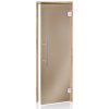 Andres dvere do sauny Premium 7x19 bronz jelša