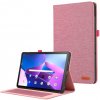 VSETKONAMOBIL 63922 FABRIC Zaklápací obal pre Lenovo Tab M10 5G ružový