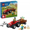 LEGO City 60461 Červený traktor s prívesom a ovcami