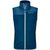 Ortovox FLEECE PLUS VEST M petrol blue L; Modrá vesta