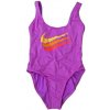 Nike Multi Logo Swimsuit W NESSD292 688 (178694) Black/Green L