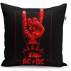 Sablio Vankúš ACDC Červená ruka 40x40