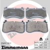 ZIMMERMANN Sada brzdových platničiek kotúčovej brzdy 22697.170.1
