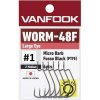 Vanfook Offsetové háčiky Worm 48F Big Eye 6ks Vel.6