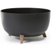 Lamela Kvetináč na nôžkach ozdobná misa roma čierna plast 40 cm